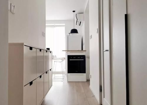 洗碗机|女孩买40㎡自己住,空间需求一个没少,却住出100㎡的宽敞