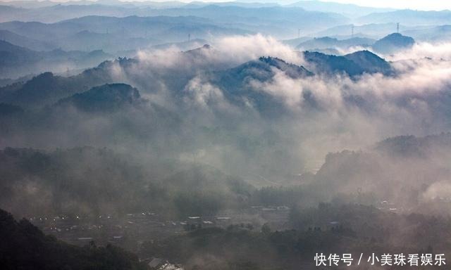 冬日金寨灵山，云飞雾涌时节！