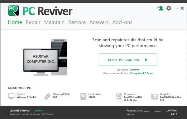 ReviverSoft PC Reviver绿色便携版