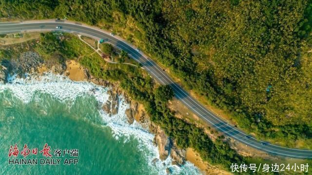 海南环岛旅游公路预计明年全线通车 粉紫色