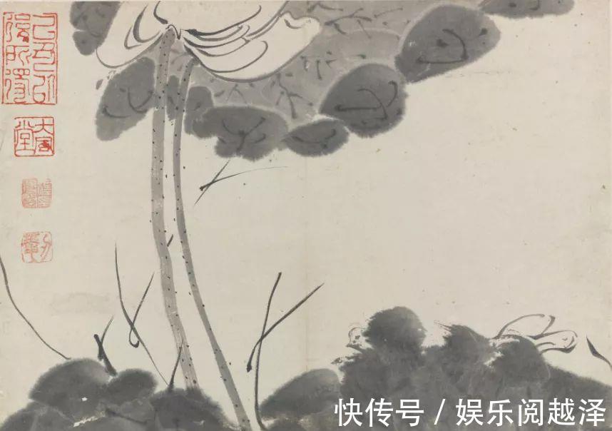 八大山人|八大山人的荷花,独自清凉