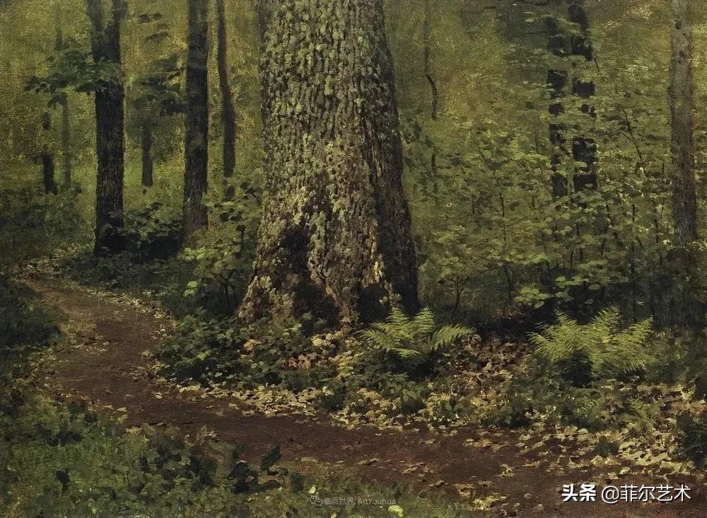 大自然!艾萨克·伊里奇·列维坦油画作品用笔洗练,情感充沛,极富诗意