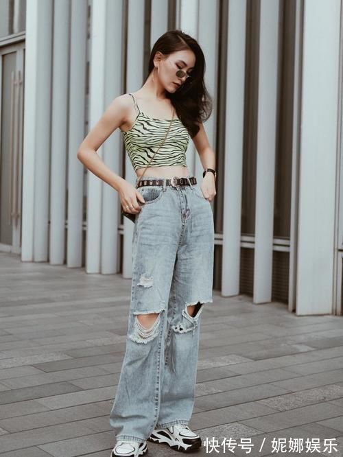 穿法 小吊带+长裤=今夏流行新穿法,洋气显瘦显腿长,小个子也爱了