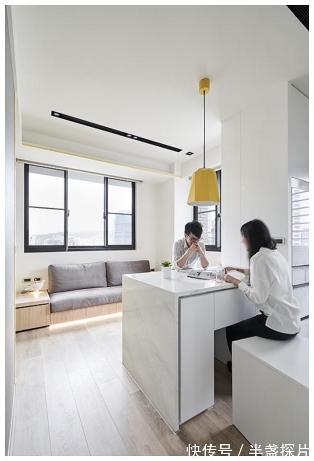 卧室|40㎡两房一厅,全屋打满柜子,称得到上小户型“教科书”式设计!