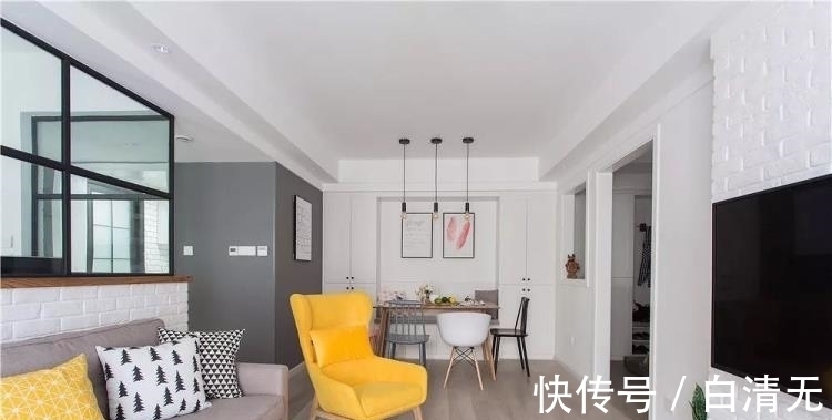 装修|70㎡小两房，一进玄关就被迷住，做刚需房太合适了，实用又漂亮！