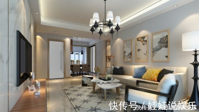 三口之家|123平现代三居室以温馨和舒适为主，打造现代舒朗的简约生活