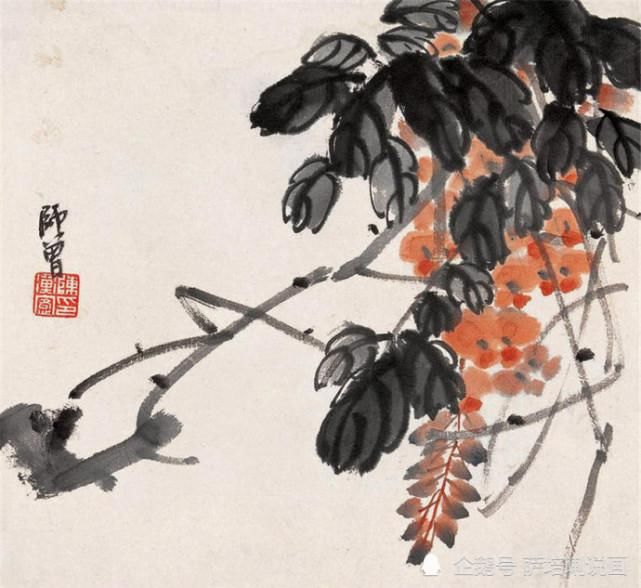 古朴秀逸，自由洒脱，陈师曾写意花卉欣赏