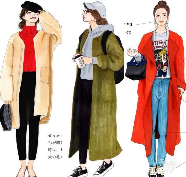 秋冬穿衣别总一身黑,学习日本人的精致穿搭,从发丝到脚透着华丽