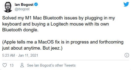 Mac蓝牙鼠标连不上