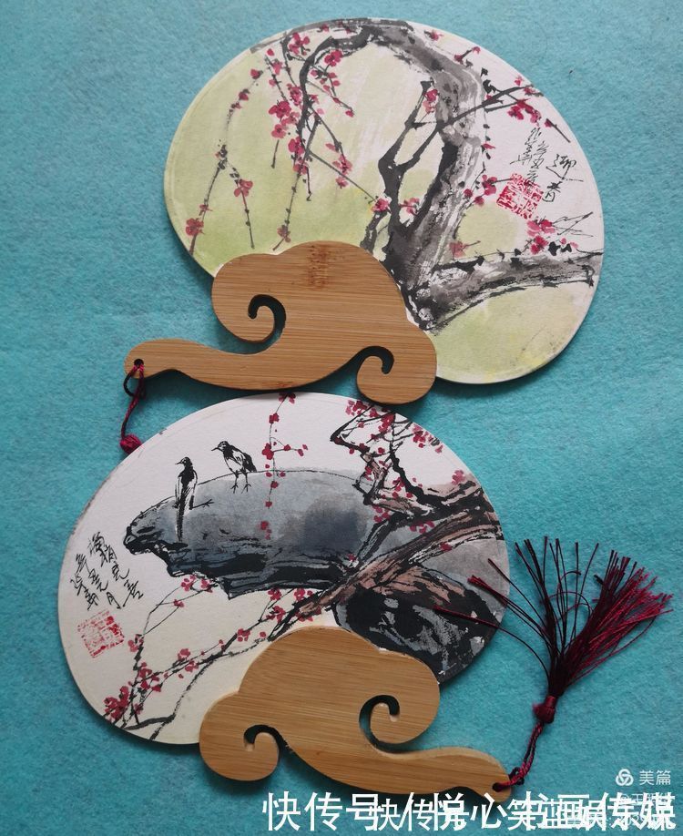 新春|在小小团扇中尽情挥洒,王照华牛年新春《梅花百扇迎春展》