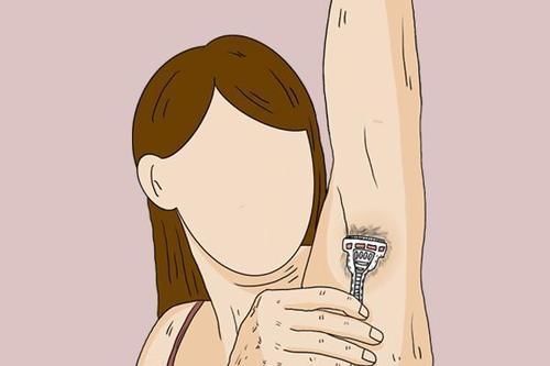 体毛|腋毛旺盛的女性，与腋下光溜溜的女性相比，有何不同？刮掉如何？