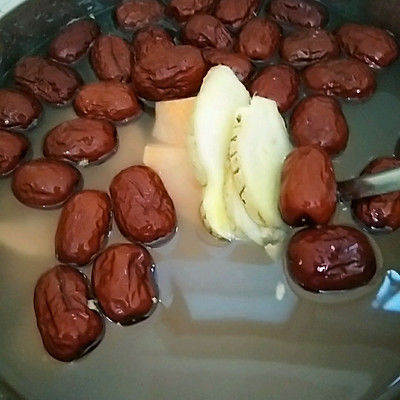 番薯姜片红枣糖水