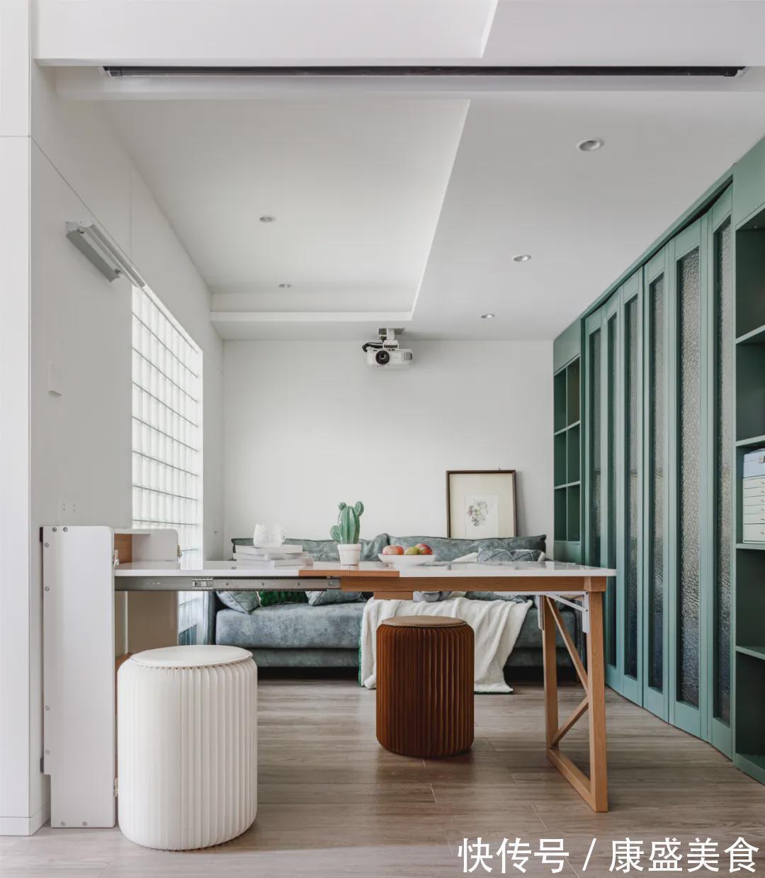 大便利|57㎡破旧老学区房大爆改,小户型也能拥有大客厅!太羡慕了!