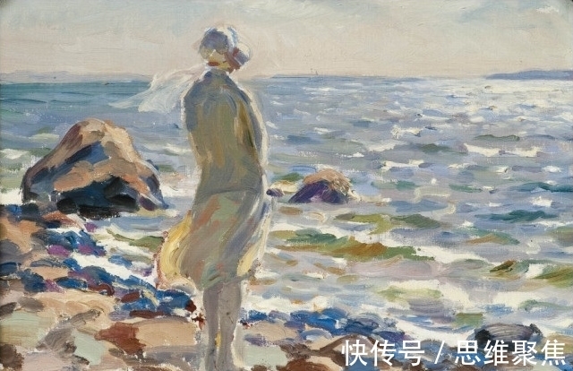 桑特里#笔意未尽的挥洒,印象派画家桑特里的绘画作品