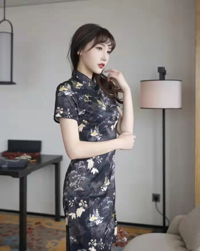 旗袍|旗袍装下的女人, 轻熟风韵, 超有女人味