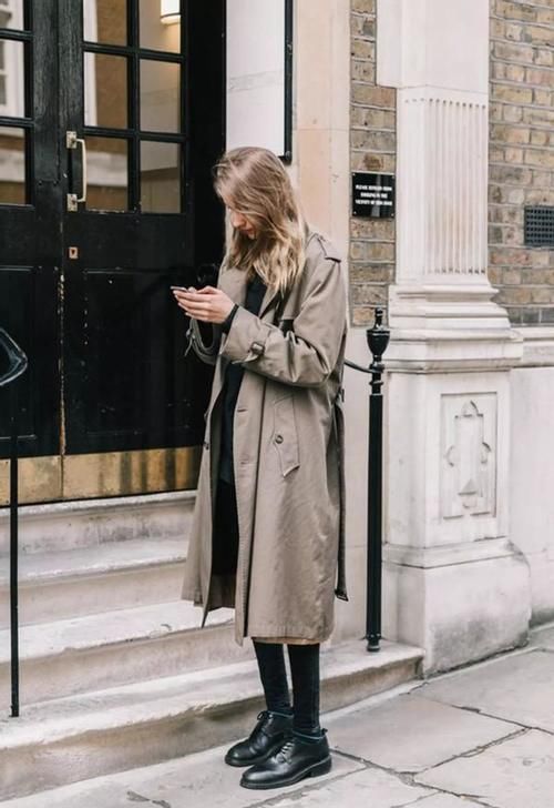 春天，风衣就买这3个“显白色”，高级不说还减龄，照着穿就好