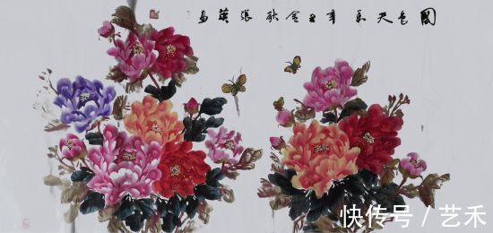 书画艺术!书画艺术家张英--文采炳焕 金壶墨汁