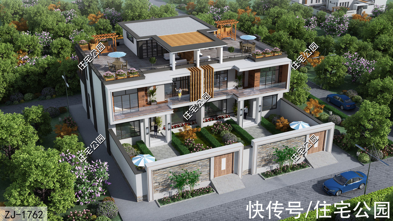 建筑|兄弟俩回乡建房，是建单户型好还是双拼房好？