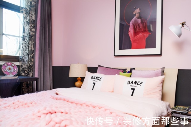 三居室|124平现代风三居室,一个粉粉嫩嫩的空间