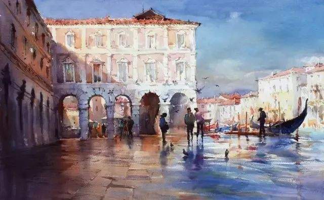 风景|风景诱人!这样的水彩作品,怎能不爱?