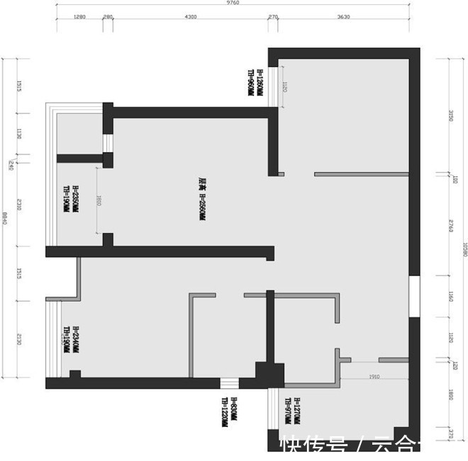 搭配|云合设计——逆天的设计!90㎡的房子也能这么好看,我跪了!