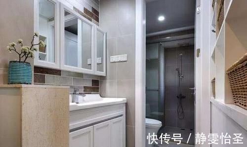 洗手池|不足4㎡卫生间怎么干湿分离学学这三种设计,方便实用更省心