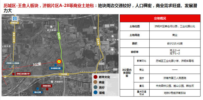 地块|详解济南最新供地：华山北规划鹤华文创水乡，103省道预留轨交用地