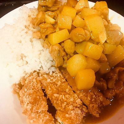 咖喱|美味咖喱猪排饭