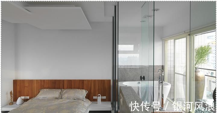 餐厨|100㎡的高层住宅,阳台抬高10cm,客餐厨“合为一体”,谁见过?