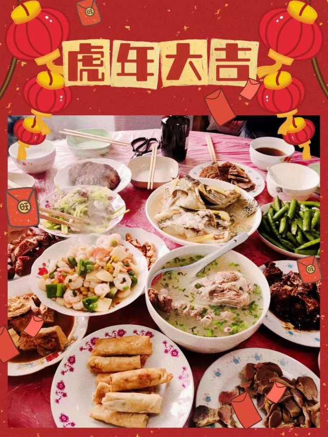 coco|上海年夜饭都这么卷了吗？来看虎力全开的虎年年夜饭！