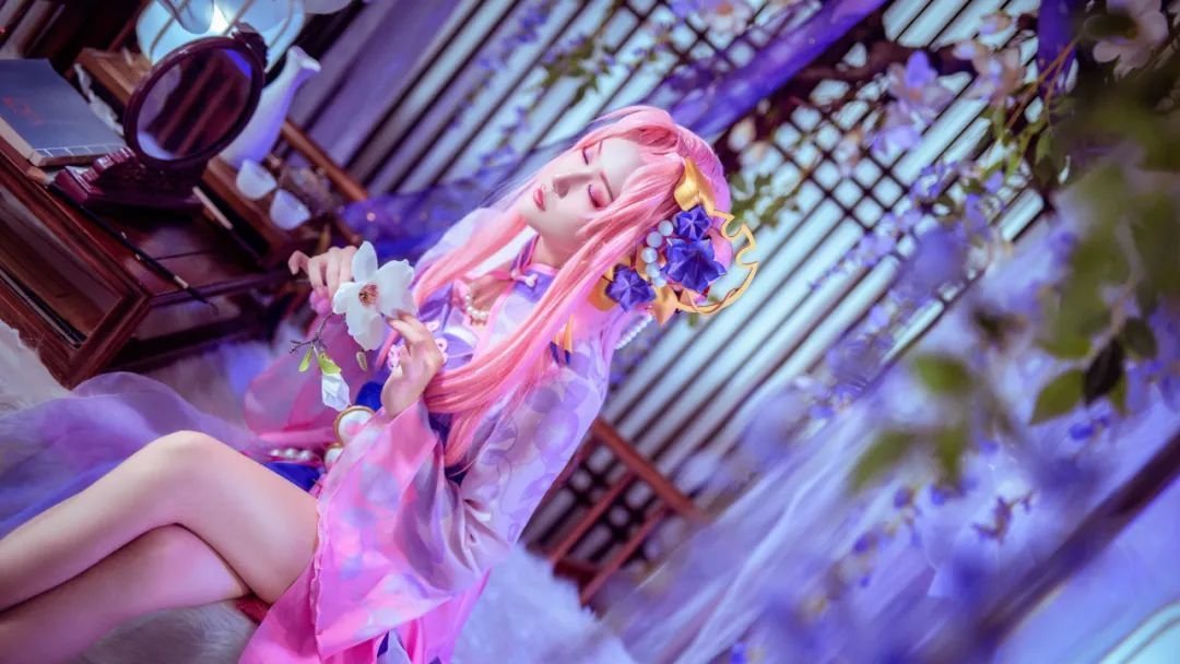 王者荣耀|cos:王者荣耀王昭君乞巧织情cos正片@糖糖