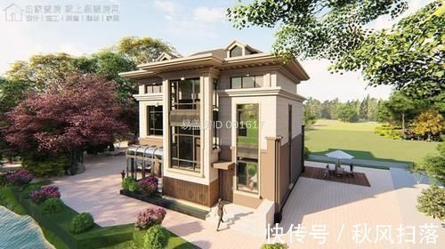 农村|11.6×10.7米带电梯农村二层别墅,这样的设计是不是有点奢侈?