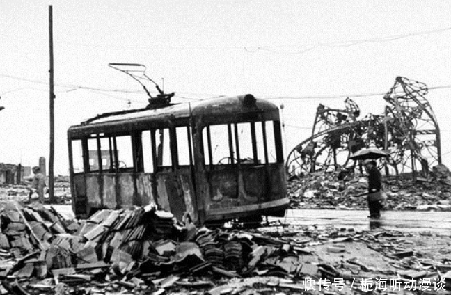 核爆|广岛核爆后老照片：7万人瞬间气化蒸发，到处是断壁残垣！