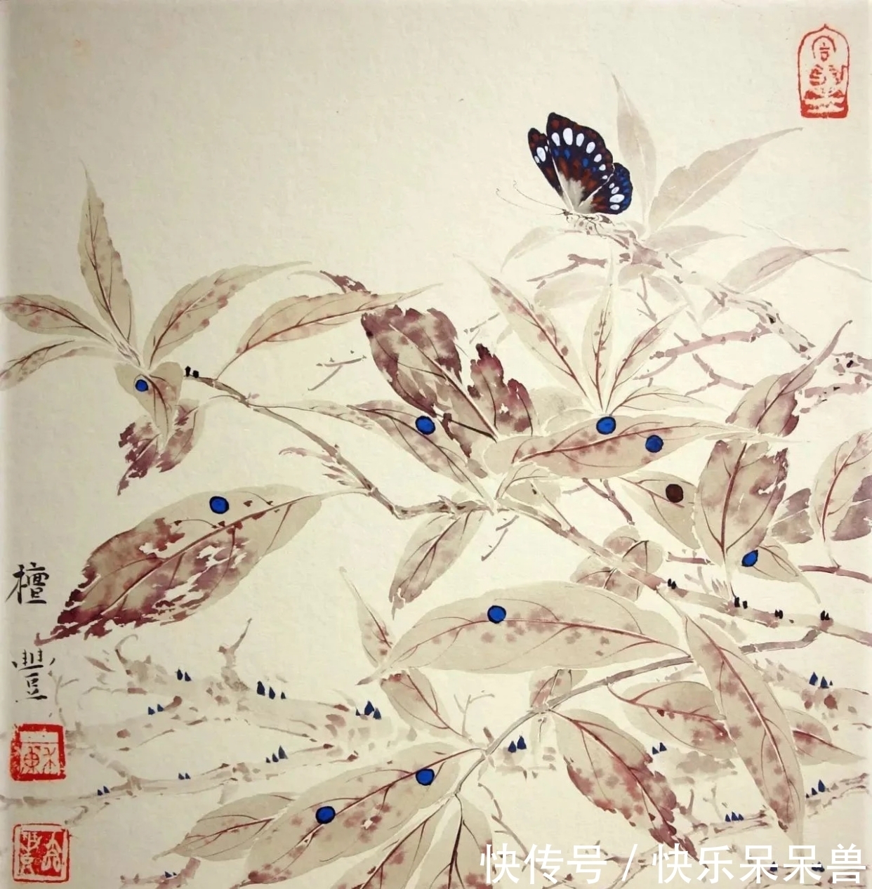 清润&清润中见苍劲｜苏檀丰花鸟画