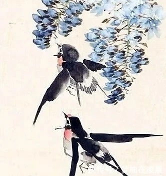 笔法&任伯年笔下的小写意鸟儿