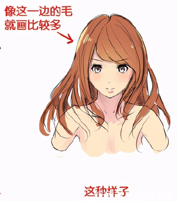 头发怎么画出层次感?教你头发走向和层次的绘画技巧!