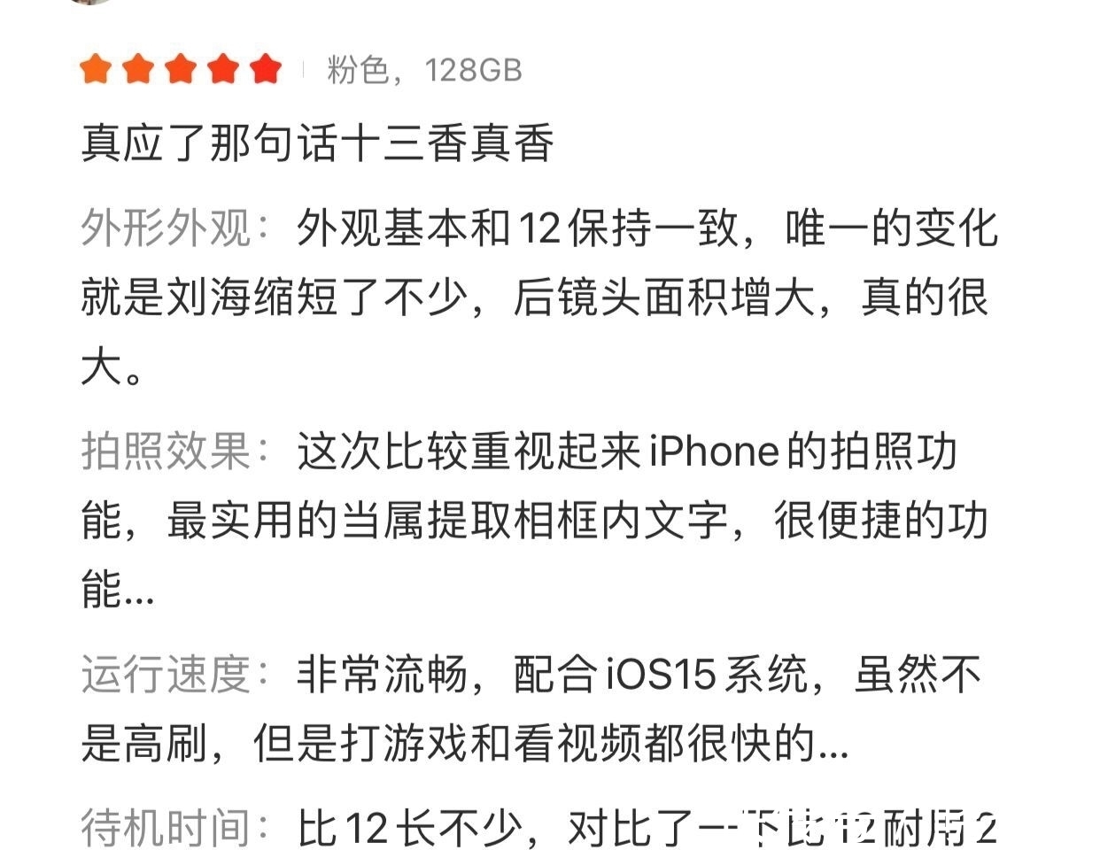 iphone|iPhone13首批用户评价已出炉，优缺点都很明显！