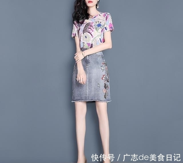 娜娜女王2017夏装新款|身高157的我,穿第4款显高套装逛街,竟有人问我是不是165