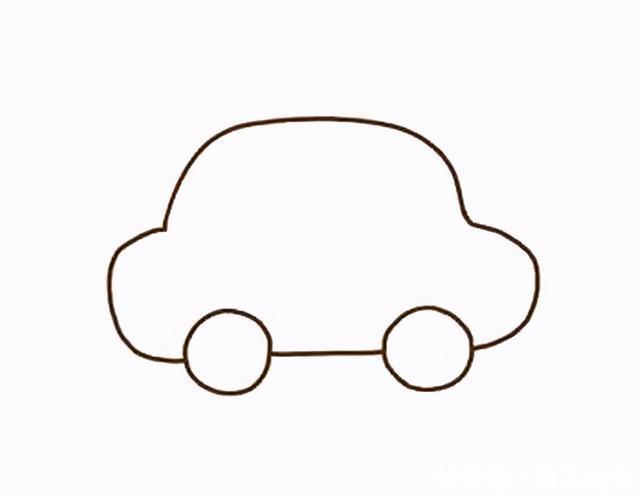 好看|小汽车怎么画?可可爱爱的画法教给你,好看的小汽车就画出来了