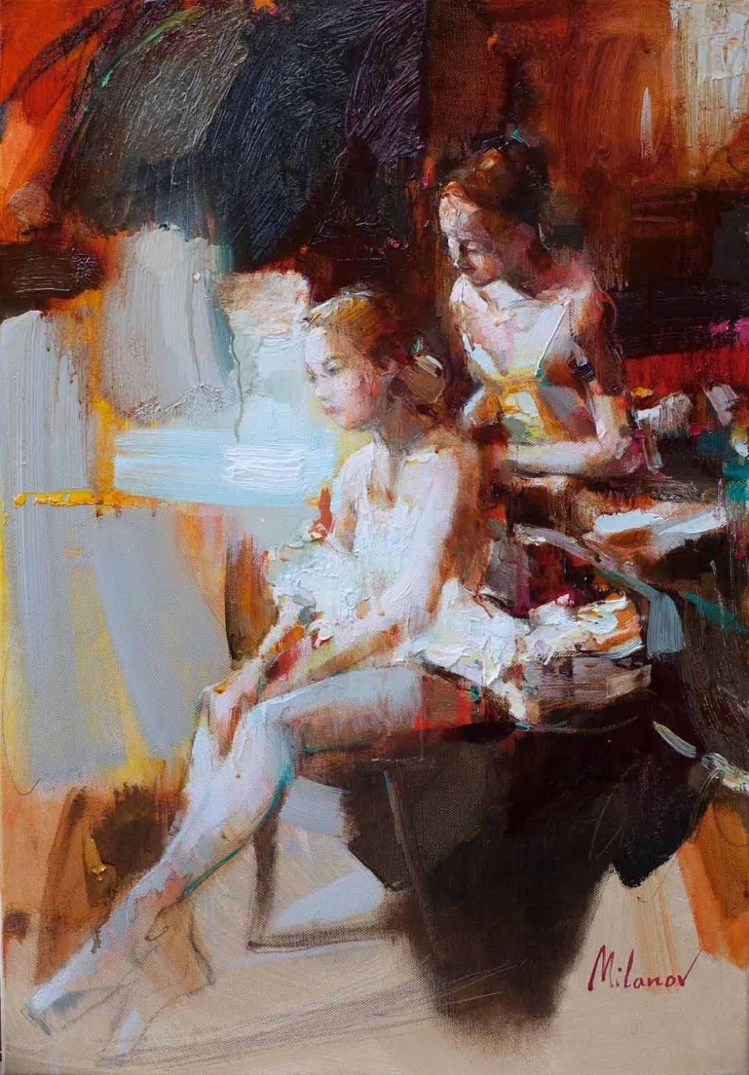 艺术家&塞尔维亚绘画:这样的画风和笔触,太让人喜欢了!