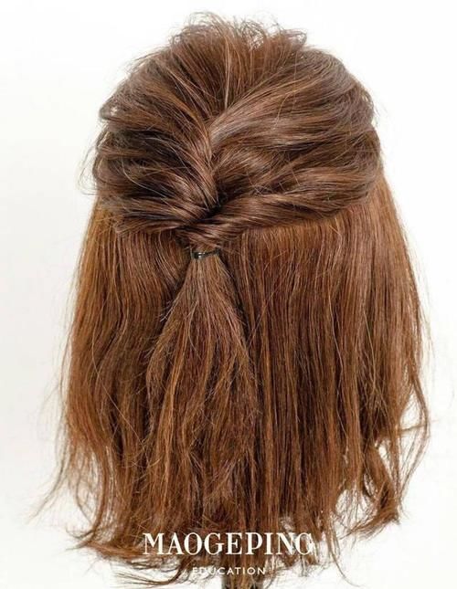 三款日系齐肩短发编发，变身氧气美少女