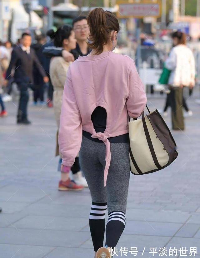 格子 穿上真丝瑜伽裤,让你放松心情,遮肉显瘦!