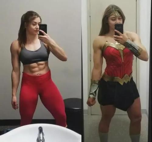 展示|加拿大女孩展示最强深蹲姿势！男人惊呼：这样的女友，怕了...