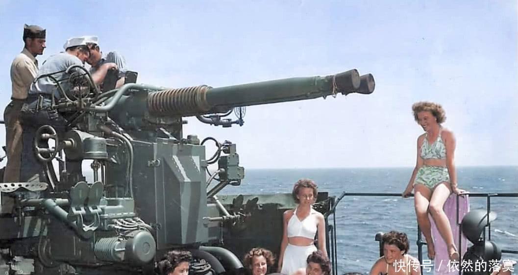 德军|二战彩色老照片神情呆滞的日本战俘、坐在德军坦克上的法国女人！