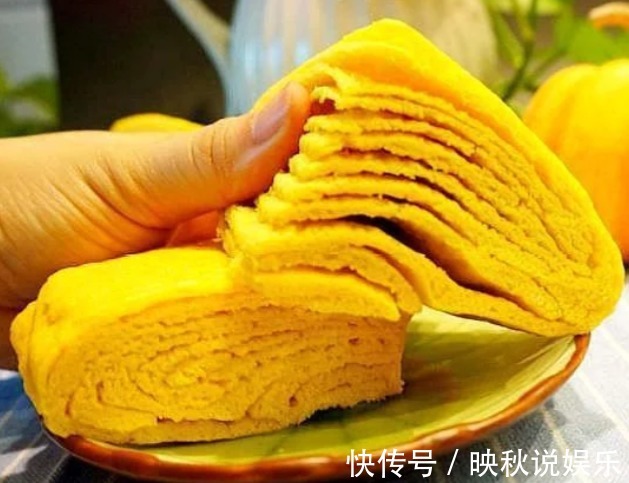 咱早餐不吃馒头，用南瓜面粉做来吃，层层松软，香甜，好看又好吃