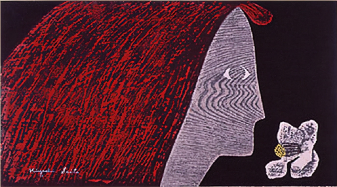 近代@日本近代版画大师斋藤清人物系列版画作品