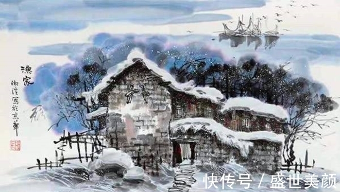 乡风!岁月无痕,雪落成景—展卷冰雪山水画迎面而来的是醉美的乡风乡情