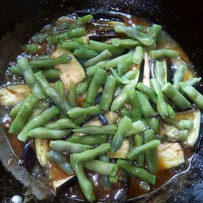 四季豆|豆角烧紫茄