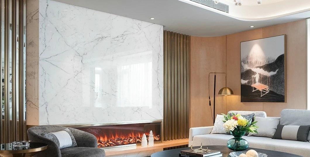 休闲|253平大平层,光装修就花了124w,一进门就被迷住了,客厅更大气