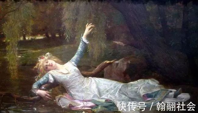 哈姆雷特#见证实力!法国新古典主义学院派画家,亚历山大·卡巴内尔的油画